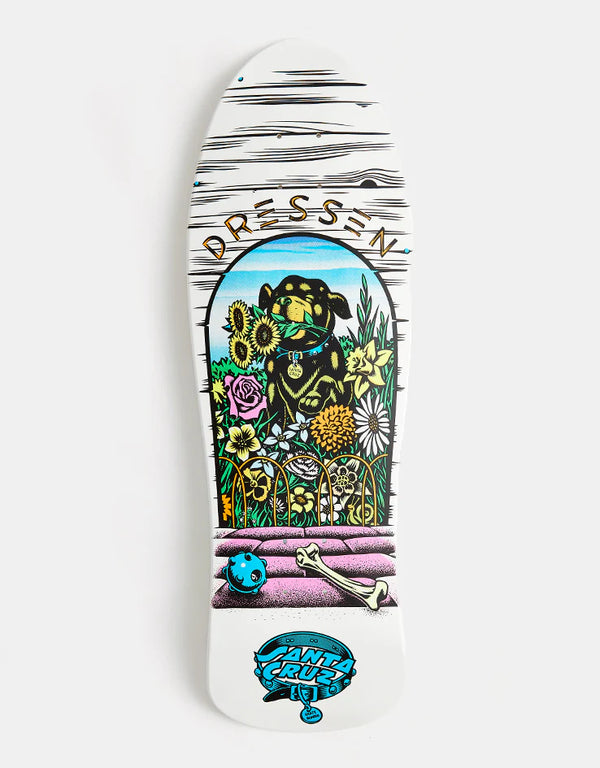 Santa Cruz Dressen Pup Reissue Skateboard Deck - 9.5"