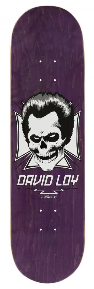 Birdhouse Pro Deck Loy Skull Purple - 8.375"