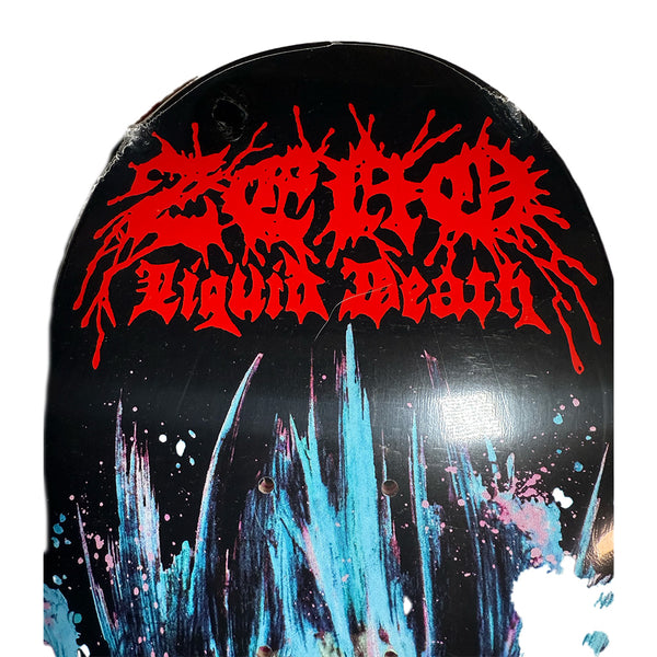 Zero Skateboards Burman Liquid Death Skateboard Deck 8.25"