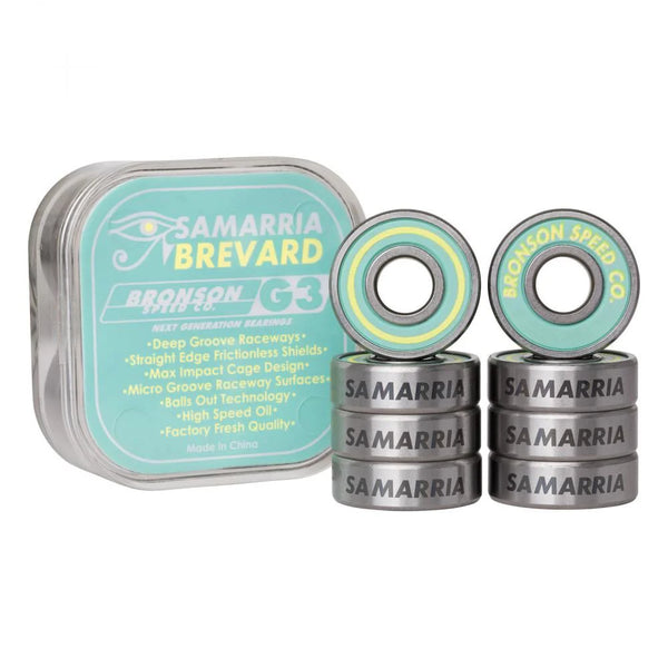 Bronson Speed Co. Bearings Samaria Brevard Pro G3 2 Silver 8 MM
