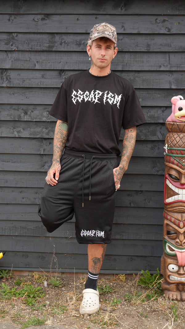 Escapism Goth text tee - Black