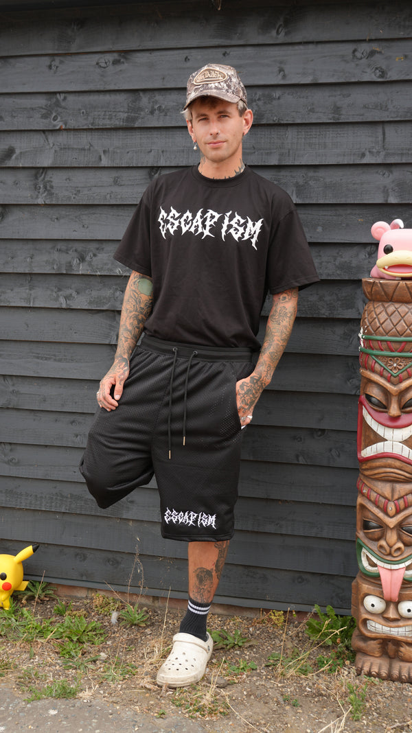 Escapism Goth text tee - Black