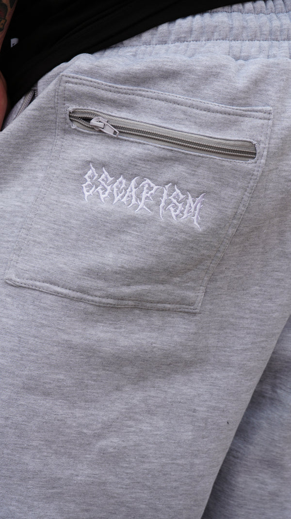 Escapism x ThreesixtyLondon Grey joggers