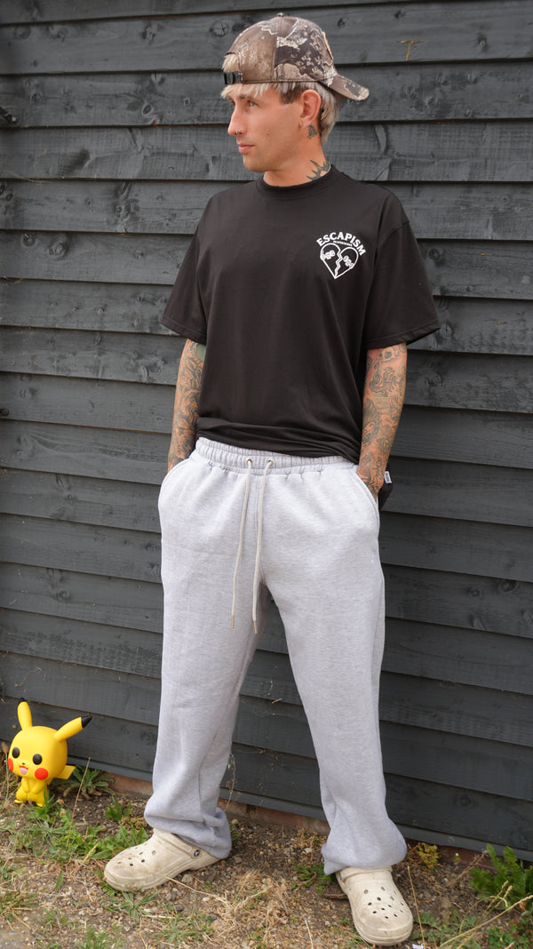 Escapism x ThreesixtyLondon Grey joggers