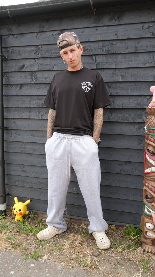 Escapism x ThreesixtyLondon Grey joggers