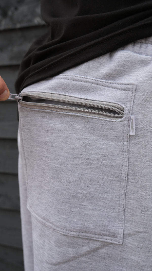 Escapism x ThreesixtyLondon Grey joggers