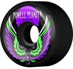 POWELL PERALTA BOMBER III 85A WHEELS BLACK 60MM