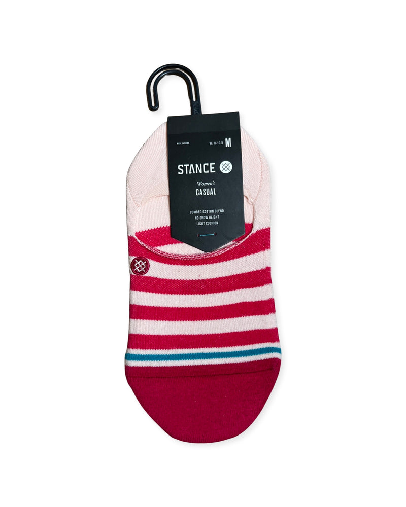 Stance Red & White Ankle Socks