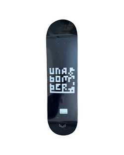 Unabomber QR Code Skateboard Deck - 8.25