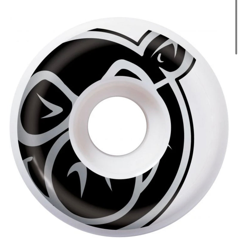 Pig Wheels Prime White/Black - 55mm